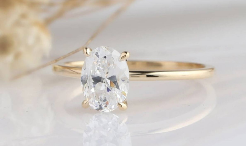 moissanite engagement rings uk