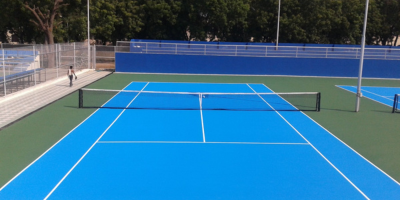 outdoor tennis court flooring
